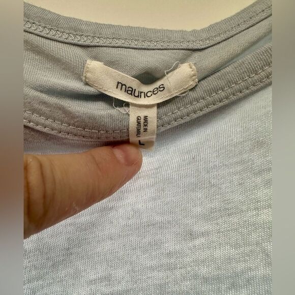 Woman’s Maurices America Tank Top Blue Truck (424) - Picture 3 of 3